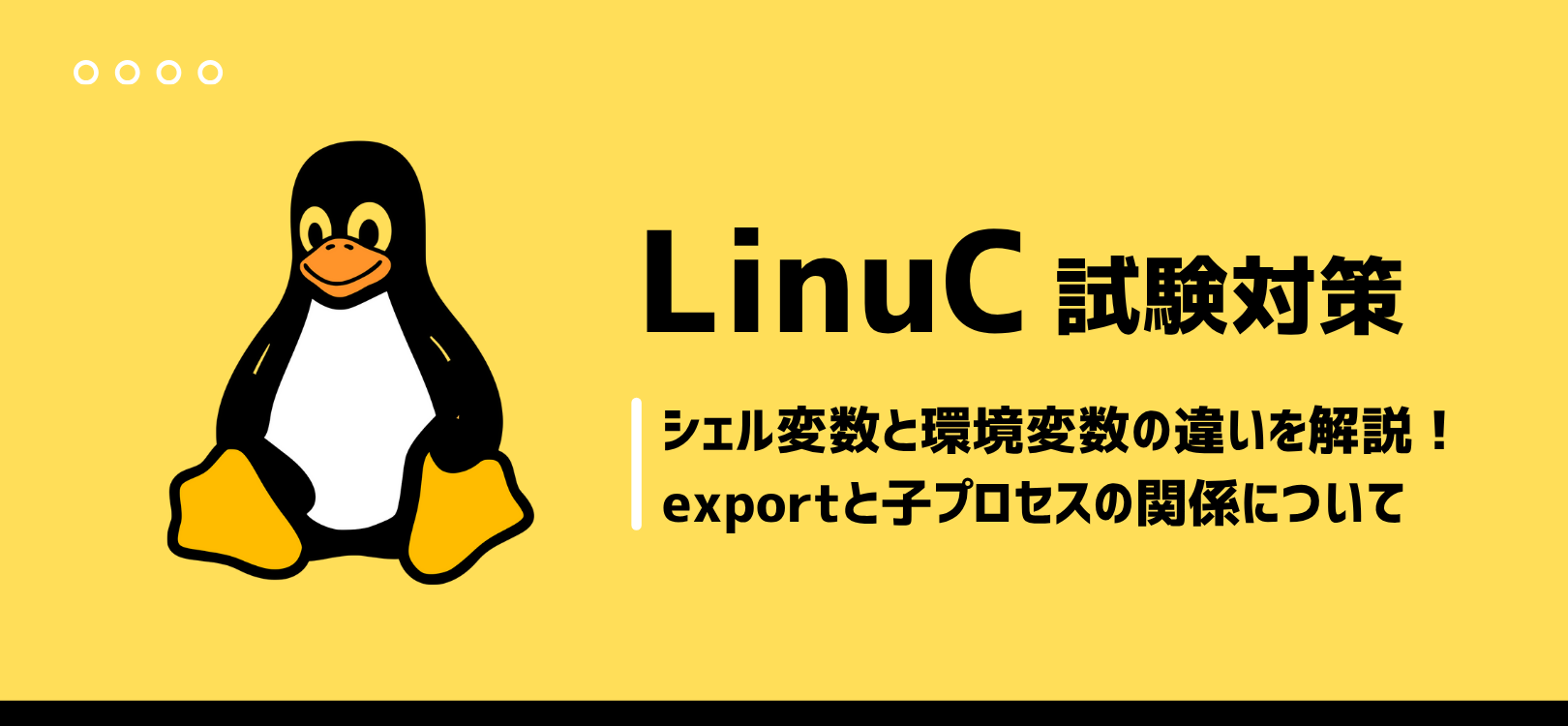 【LinuC試験対策】シェル変数と環境変数の違いを解説！exportと子プロセスの関係も理解しよう